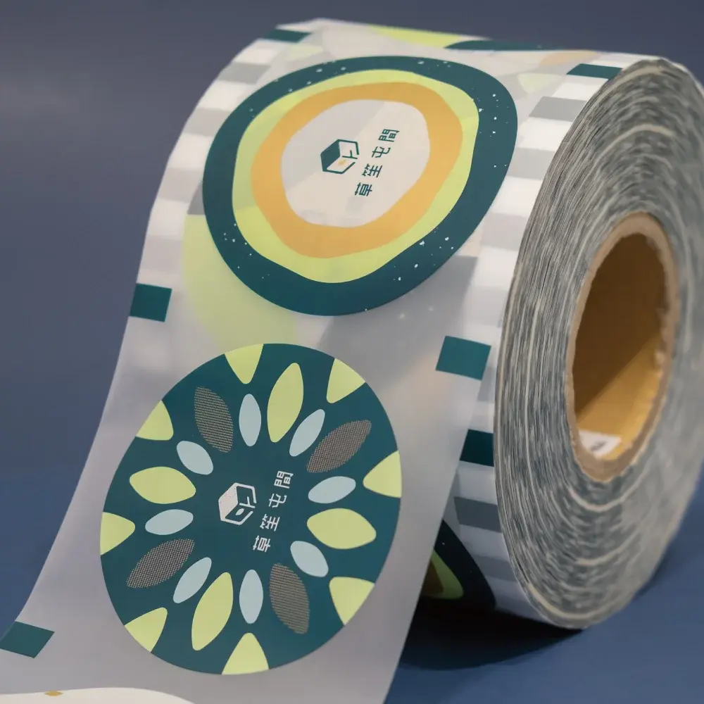 Özel Tasarımlı Yoğurt Kapları İçin Sızdırmazlık Filmi